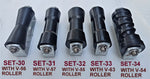 KEEL- POLYURETHANE ROLLERS -150MM TO 155MM WITH 'C' BRACKET FOR BOAT TRAILERS