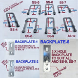 BOAT TRAILER GLIDER KIT - SELF CENTRING KIT -1 OR KIT-2 WITH POLYURETHANE ROLLER WITH 19MM SHAFT & "C" BRACKET FOR MEDIUM TO SMALL BOATS