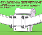 KEEL ROLLER WITH BRACKET +19MM HEX BOLT + POLYURETHINE ROLLERS+2X END CAPS.