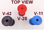 KEEL POLYURETHANE ROLLES SIZE-102MM TO 114MM FOR BOAT TRAILERS WITH'"C BRACKETS