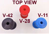 KEEL POLYURETHANE ROLLES SIZE-102MM TO 114MM FOR BOAT TRAILERS WITH'"C BRACKETS