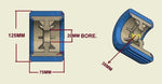 JET SKI  WOBBLE ROLLER ASSEMBLY- WITH DOUBLE ‘C’ BRACKET.