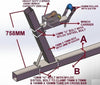 WINCH POST + 2 X LARGE HALF MOON PLATE + 3000LBS WINCH FOR BOAT TRAILERS.