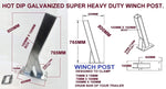 WINCH POST(100MM X 100MM) + WINCH CARRIER + WINCH(3000LBS) OR 1360KG WITH SNUB FOR BOAT TRAILERS FOR MEDIUM TO LARGE BOAT