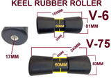 KEEL ROLLER-RUBBER FOR BOAT TRAILERS