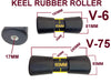 KEEL ROLLER-RUBBER FOR BOAT TRAILERS