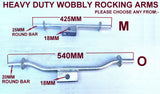SUPER HEAVY DUTY-WOBBLE ROLLER SETS -2 X SETS OF 3, 2 SETS OF 4 & 4 sets of 2 FOR BOAT TRAILERS