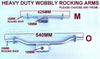 SUPER HEAVY DUTY-WOBBLE ROLLER SETS -2 X SETS OF 3, 2 SETS OF 4 & 4 sets of 2 FOR BOAT TRAILERS