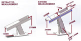 WINCH POST + CARRIER + 3000LBS(1360 KG) WINCH FOR MEADIUM TO HEAVY BOATS