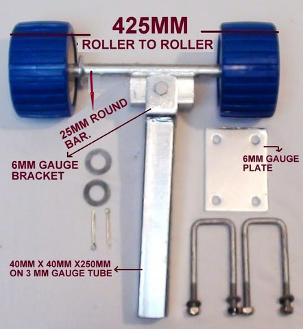 SUPER HEAVY DUTY DUAL ASSEMBLY WITH ROCKING ARM FOR BOAT TRAILERS