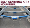 SELF CENTRING KIT -1 OR KIT-2, FOR 'V' SHAPE TRAILER WITH POLYETHYLENE ROLLER & 16MM SHAFT