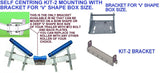 SELF CENTRING KIT -1 OR KIT-2, FOR 'V' SHAPE TRAILER WITH POLYETHYLENE ROLLER & 16MM SHAFT