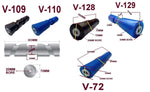 POLYURETHANE KEEL ROLLER  WITH 19MM HEX BOLT, 'C' BBACKET & END CAPS FOR BOATS