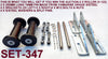 KEEL ROLLER POLYURATHANE + 3 HOLE BRACKET + 19MM SHAFT FOR BOAT TRAILERS