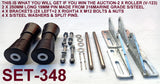 KEEL ROLLER POLYURATHANE + 3 HOLE BRACKET + 19MM SHAFT FOR BOAT TRAILERS