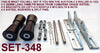 KEEL ROLLER POLYURATHANE + 3 HOLE BRACKET + 19MM SHAFT FOR BOAT TRAILERS