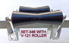 KEEL ROLLER POLYURATHANE + 3 HOLE BRACKET + 19MM SHAFT FOR BOAT TRAILERS