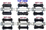 KEEL ROLLER POLYURATHANE + 3 HOLE BRACKET + 19MM SHAFT FOR BOAT TRAILERS