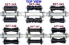 KEEL ROLLER POLYURATHANE + 3 HOLE BRACKET + 19MM SHAFT FOR BOAT TRAILERS