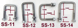 POLYURETHANE KEEL ROLLER  WITH 19MM HEX BOLT, 'C' BBACKET & END CAPS FOR BOATS