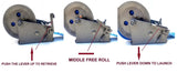 WINCH POST-525MM TALL (70MM X 70MM) + CARRIER + WINCH(3000LBS) FOR BOAT TRAILERS