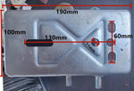 WINCH POST-525MM TALL (70MM X 70MM) + CARRIER + WINCH(3000LBS) WITH END CAPS FOR BOAT TRAILERS