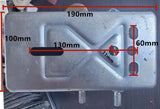WINCH POST-525MM TALL (70MM X 70MM) + CARRIER + WINCH(3000LBS) FOR BOAT TRAILERS