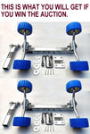 WOBBLY ROLLER SUPER HEAVY DUTY SET FOR BOAT TRAILER, 4 X SETS OF 3 & 2 SETS OF 4