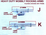 SUPER HEAVY DUTY- Dual Assembly With Roller Arm For Boat Trailers