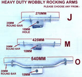 SUPER HEAVY DUTY DUAL ASSEMBLY WITH ROCKING ARM FOR BOAT TRAILERS