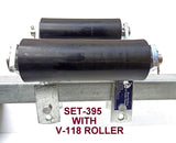 KEEL ROLLER WITH SUPER HEAVY DUTY SWIVEL BRACKET & 19MM SHAFT FOR BOAT TRAILERS