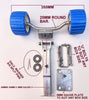 SUPER HEAVY DUTY- Dual Assembly With Roller Arm For Boat Trailers