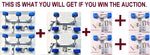 SUPER HEAVY DUTY-WOBBLE ROLLER SETS -2 X SETS OF 3, 2 SETS OF 4 & 4 sets of 2 FOR BOAT TRAILERS