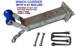 WINCH POST (70MM X 70MM)& CARRIER + 3000LBS OR (1360KG) WINCH FOR BOAT TRAILERS.