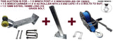 WINCH POST-525MM TALL (70MM X 70MM) + CARRIER + WINCH(3000LBS) FOR BOAT TRAILERS