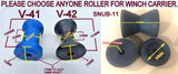 WINCH POST-525MM TALL (70MM X 70MM) + CARRIER + WINCH(3000LBS) FOR BOAT TRAILERS