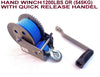 JET SKI Or SMALL TO MEDIUM BOAT WINCH POST + CARRIER + 1200LBS WINCH + SNUB