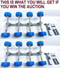 WOBBLY ROLLER SUPER HEAVY DUTY FULL SET FOR BOAT TRAILER, 2 X SETS OF 8 & 4 X SETS OF 3