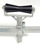 KEEL ROLLER WITH 'T' BRACKET + 19MM SHAFT & "U" BOLTS FOR BOAT TRAILERS.