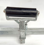 KEEL ROLLER WITH 'T' BRACKET + 19MM SHAFT & "U" BOLTS FOR BOAT TRAILERS.