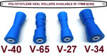 SELF CENTRING KIT -1 OR KIT-2, FOR 'V' SHAPE TRAILER WITH POLYETHYLENE ROLLER & 16MM SHAFT