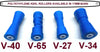 SELF CENTRING KIT -1 OR KIT-2, FOR 'V' SHAPE TRAILER WITH POLYETHYLENE ROLLER & 16MM SHAFT