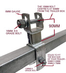 WOBBLE SETS -SUPER HEAVY DUTY FOR BOAT TRAILER FRAMEWORK X 8