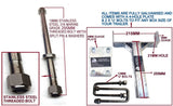 KEEL ROLLER WITH 'T' BRACKET WITH 19MM BOLT AND END CAPS