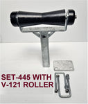 KEEL ROLLER WITH 'T' BRACKET WITH 19MM BOLT AND END CAPS