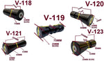 KEEL ROLLER WITH 'T' BRACKET WITH 19MM BOLT AND END CAPS