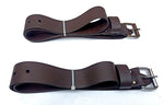 TOOL BELT- BROWN HEAVY DUTY LEATHER SLIDE & SWAP ON BELT FOR 33" TO 45" INCH