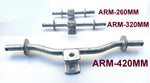 WOBBLY ROLLER ASSEMBLY-PENDULUM TYPE WITH ARM FOR BOAT TRAILERS