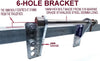 KEEL ROLLER POLYURATHANE + 6 HOLE BRACKET+ END CAPS +19MM HEX BOLT FOR BOAT TRAILER