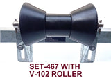 KEEL ROLLER JUMBO SIZE POLYURETHANE  & POLYETHYLENE ROLLER - NON MARKING